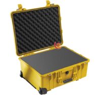 Peli protector 1560 jaune avec mousse