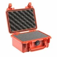 valise peli 1120 orange avec mousse prédécoupée 1120-000-150E