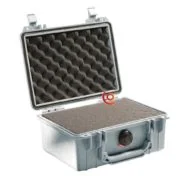 valise peli 1150 silver avec mousse 1150-000-180E