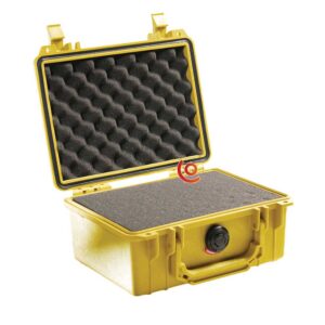 valise peli 1150 jaune avec mousse 1150-000-240E