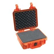 valise peli 1200 orange avec mousse 1200-000-150E