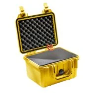 valise peli 1300 jaune avec mousse 1300-000-240E