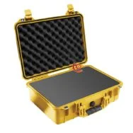 valise peli 1500 jaune avec mousse 1500-000-240E