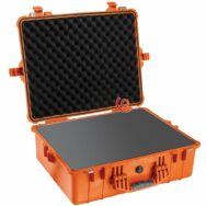 Peli protector 1600 orange avec mousse