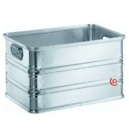 newpo Caisse aluminium, Etanche et anti-poussière, HxLxP 24 x 59 x 58,5  cm, 67 litres