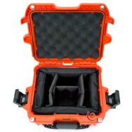 Valise de protection Nanuk 908 orange avec cloisons amovibles