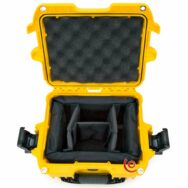 Valise de protection Nanuk 908 jaune avec cloisons amovibles