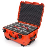 Valise de protection Nanuk 950 orange avec cloisons amovibles