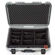 Valise de protection Nanuk 935 gris argent avec cloisons amovibles