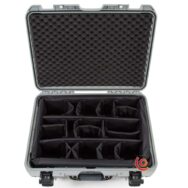 Valise de protection Nanuk 940 gris argent avec cloisons amovibles