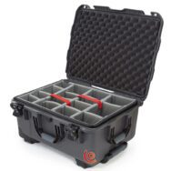 Valise de protection Nanuk 950 graphite avec cloisons amovibles