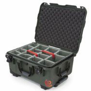 Valise de protection Nanuk 950 vert kakii avec cloisons amovibles