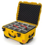 Valise de protection Nanuk 950 jaune avec cloisons amovibles