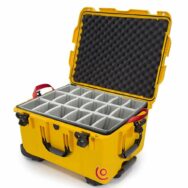 Valise de protection Nanuk 960 jaune avec cloisons amovibles