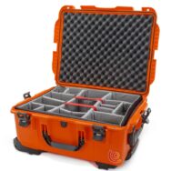 Valise de protection Nanuk 955 orange avec cloisons amovibles