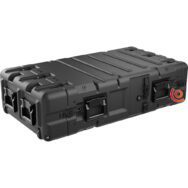 SUPER-V-3U-30-M6 rack peli suspendu avec roulettes