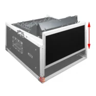 Flight case 19” d’excellente qualité pour régie DJ