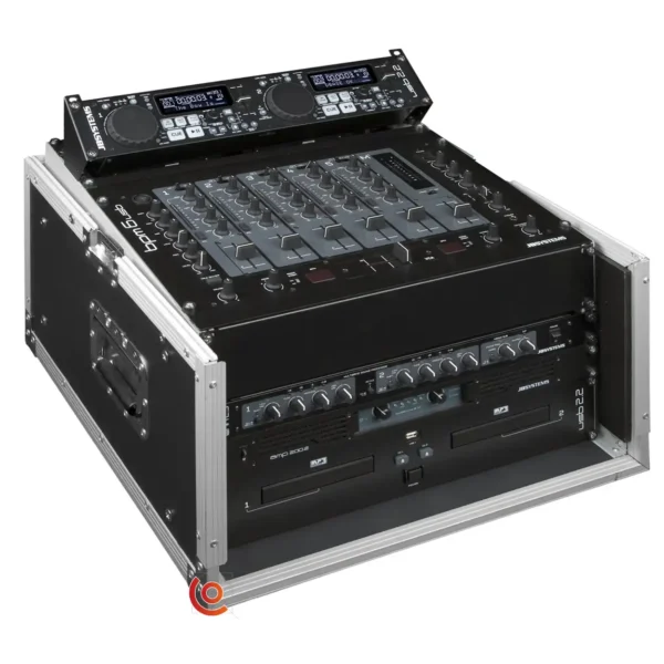 Flight case 19” d’excellente qualité pour régie DJ