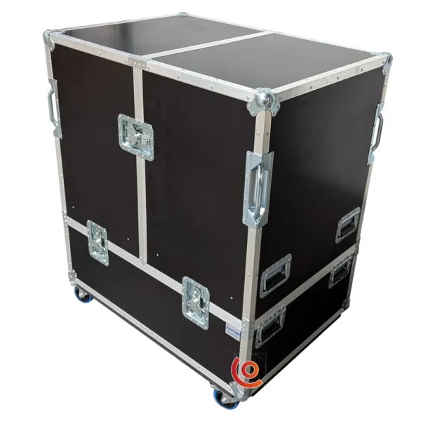 flight case cloche double porte