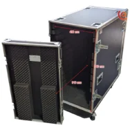 Flight case rack double porte