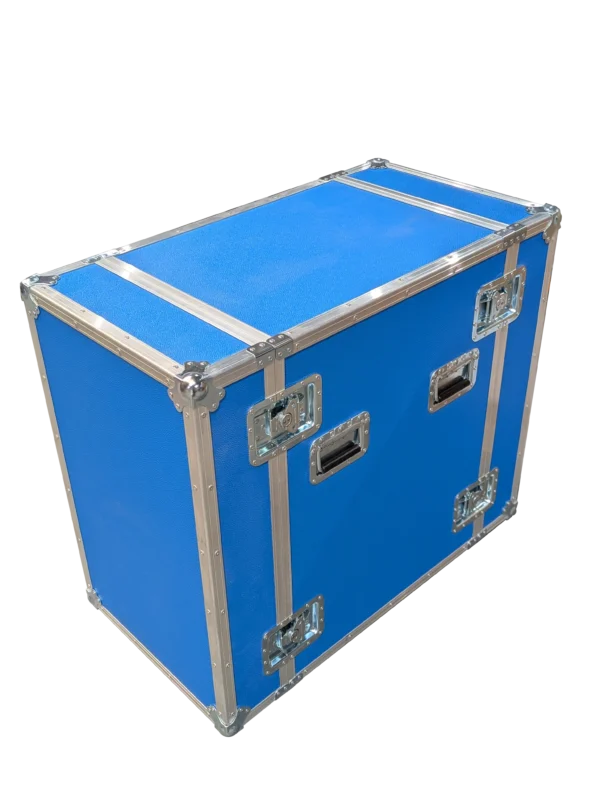 Flight case bleu