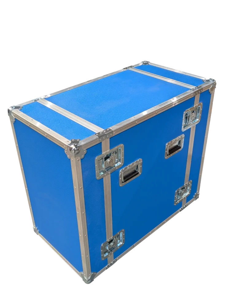 Flight case bleu